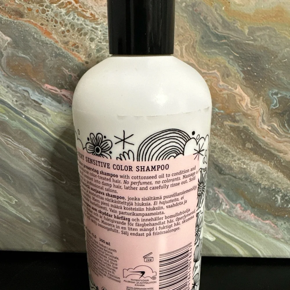 No Nothing Very Sensitive Color Shampoo-100% Vegan, Hypoallergenic,No Fragrance